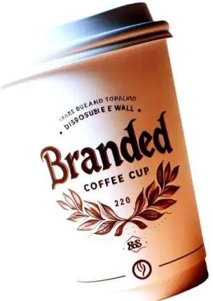 Branded Custom Designed Coffee Cup